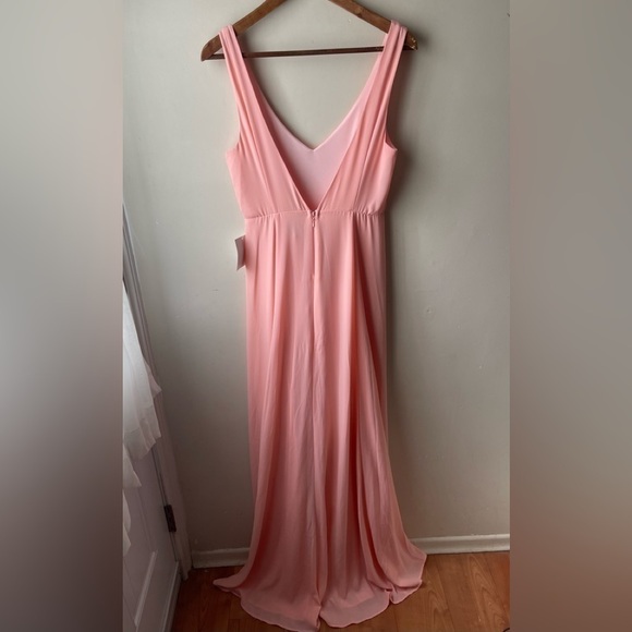 SHOW me your mumu Jenn maxi dress NWT peach/pink - Picture 7 of 16
